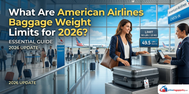 Read more about the article What Are American Airlines Baggage Weight Limits for 2026?