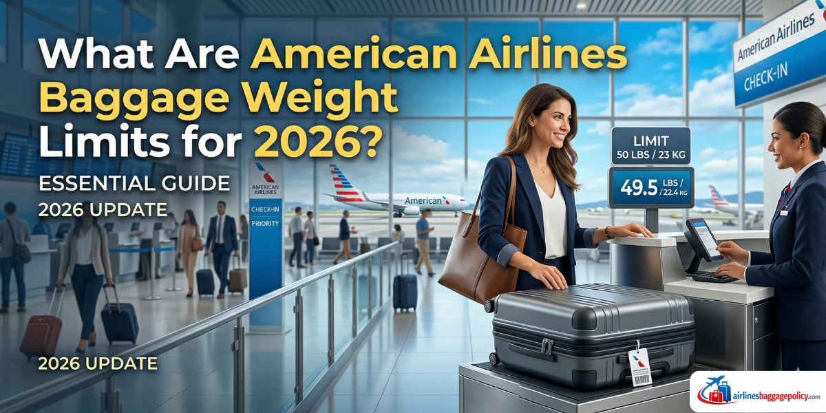 Read more about the article What Are American Airlines Baggage Weight Limits for 2026?