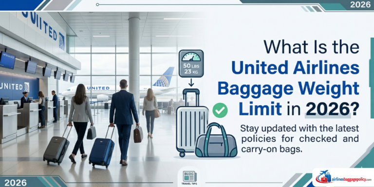 Read more about the article What Is the United Airlines Baggage Weight Limit in 2026?