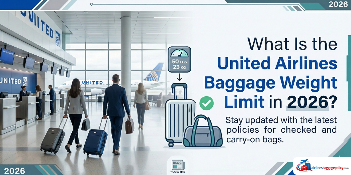 Read more about the article What Is the United Airlines Baggage Weight Limit in 2026?