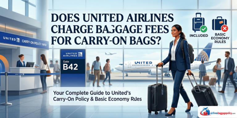 Read more about the article Does United Airlines Charge Baggage Fees for Carry-On Bags?