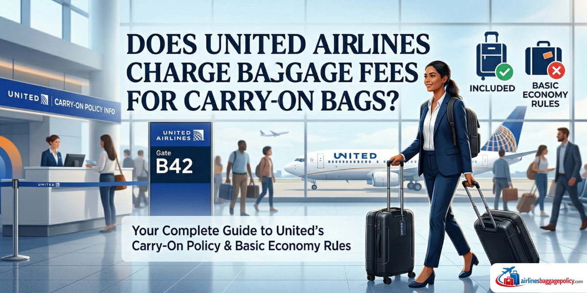 You are currently viewing Does United Airlines Charge Baggage Fees for Carry-On Bags?