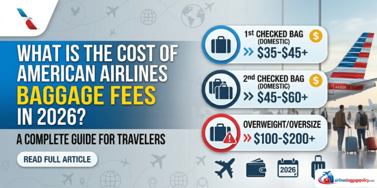 Read more about the article What Is the Cost of American Airlines Baggage Fees in 2026?