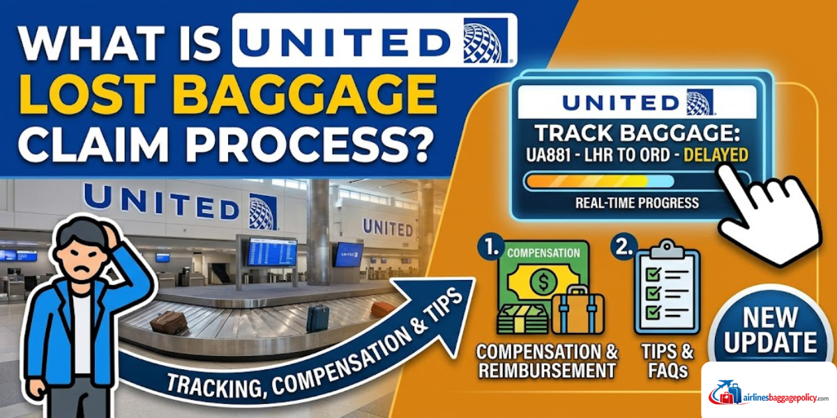 You are currently viewing What Is United Airlines Lost Baggage Claim Process? Tracking, Compensation & Tips