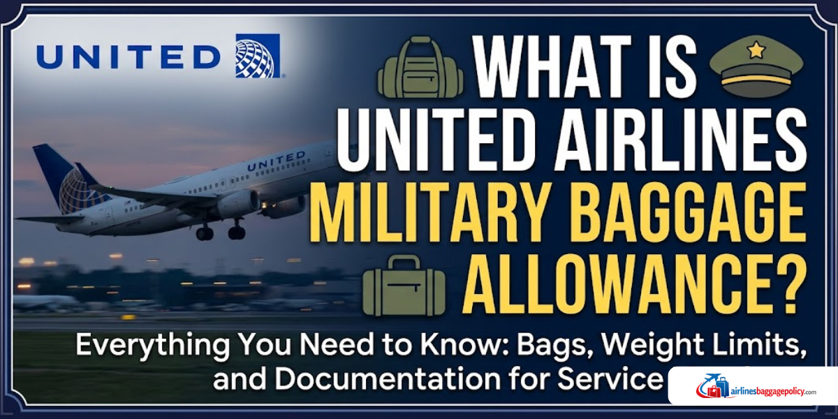 You are currently viewing What Is United Airlines Military Baggage Allowance?