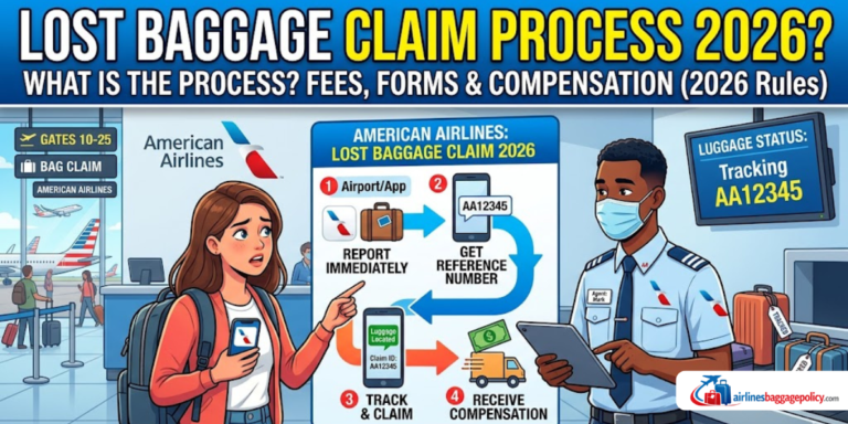 Read more about the article What Is the American Airlines Lost Baggage Claim Process 2026?