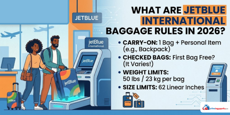 Read more about the article What Are JetBlue International Baggage Rules in 2026?