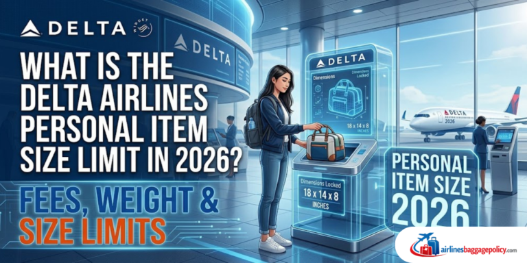 Read more about the article What is the Delta Airlines Personal Item Size Limit in 2026?