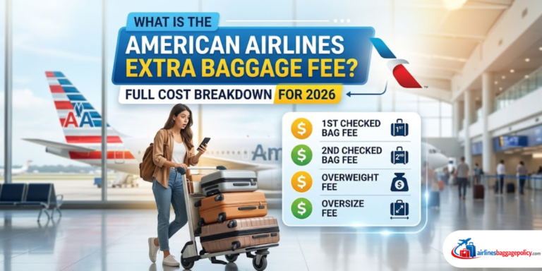 Read more about the article What Is the American Airlines Extra Baggage Fee? Full Cost Breakdown for 2026