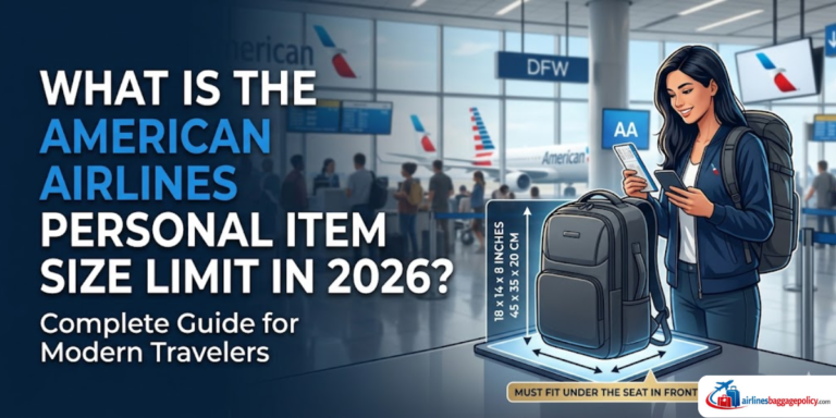 Read more about the article What Is the American Airlines Personal Item Size Limit in 2026?