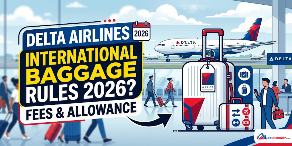 You are currently viewing What Are Delta Airlines International Baggage Rules 2026? Fees & Allowance
