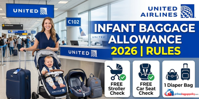 Read more about the article United Airlines Infant Baggage Allowance 2026 | Rules