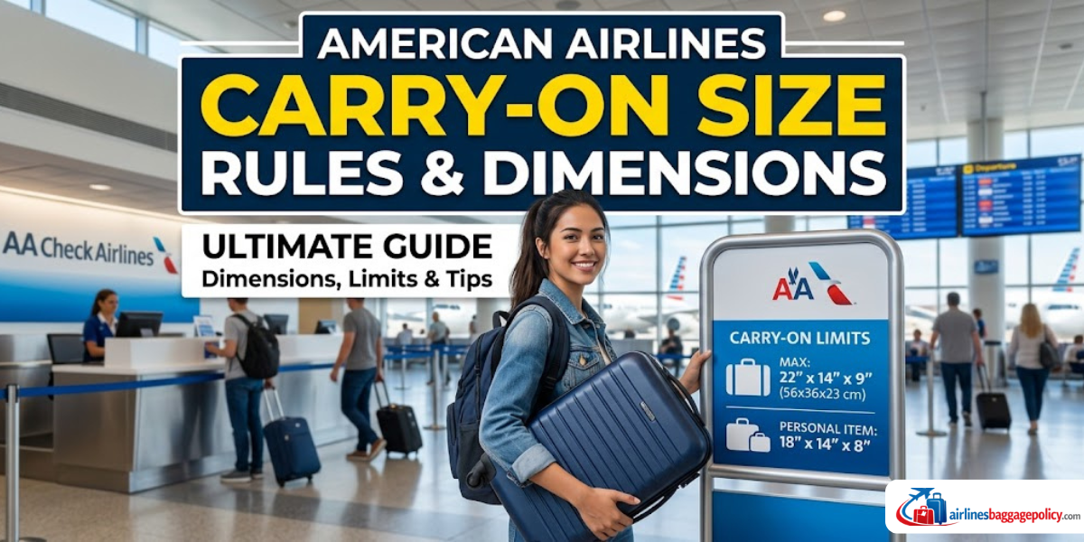 You are currently viewing American Airlines Carry-On Size Restrictions: Rules, Dimensions & Tips