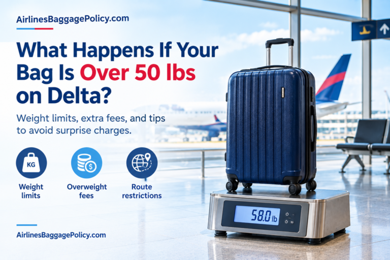 Read more about the article What Happens If Your Bag Is Over 50 lbs on Delta?