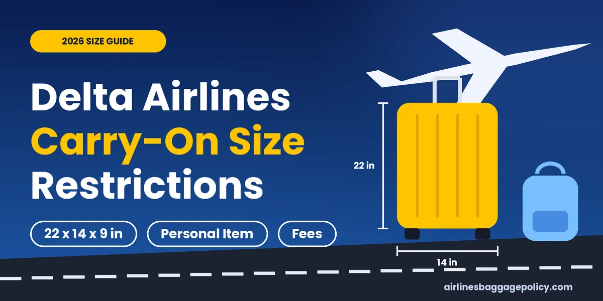 Read more about the article Delta Airlines Carry-On Size Restrictions